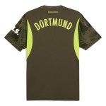 Günstige Fußballtrikots Borussia Dortmund Torwart Kinder Auswärtstrikot 2024-25 Kurzarm